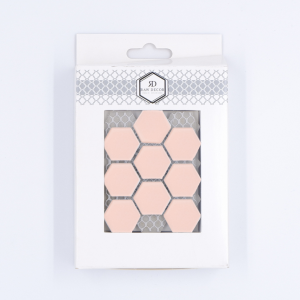 Termékminta: Csempe Hexagon Kicsi Pink Matt