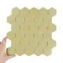 Csempe Hexagon Nagy Golden Olive Matt