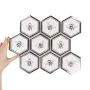 Csempe Hexagon XL Queen Bee Silver